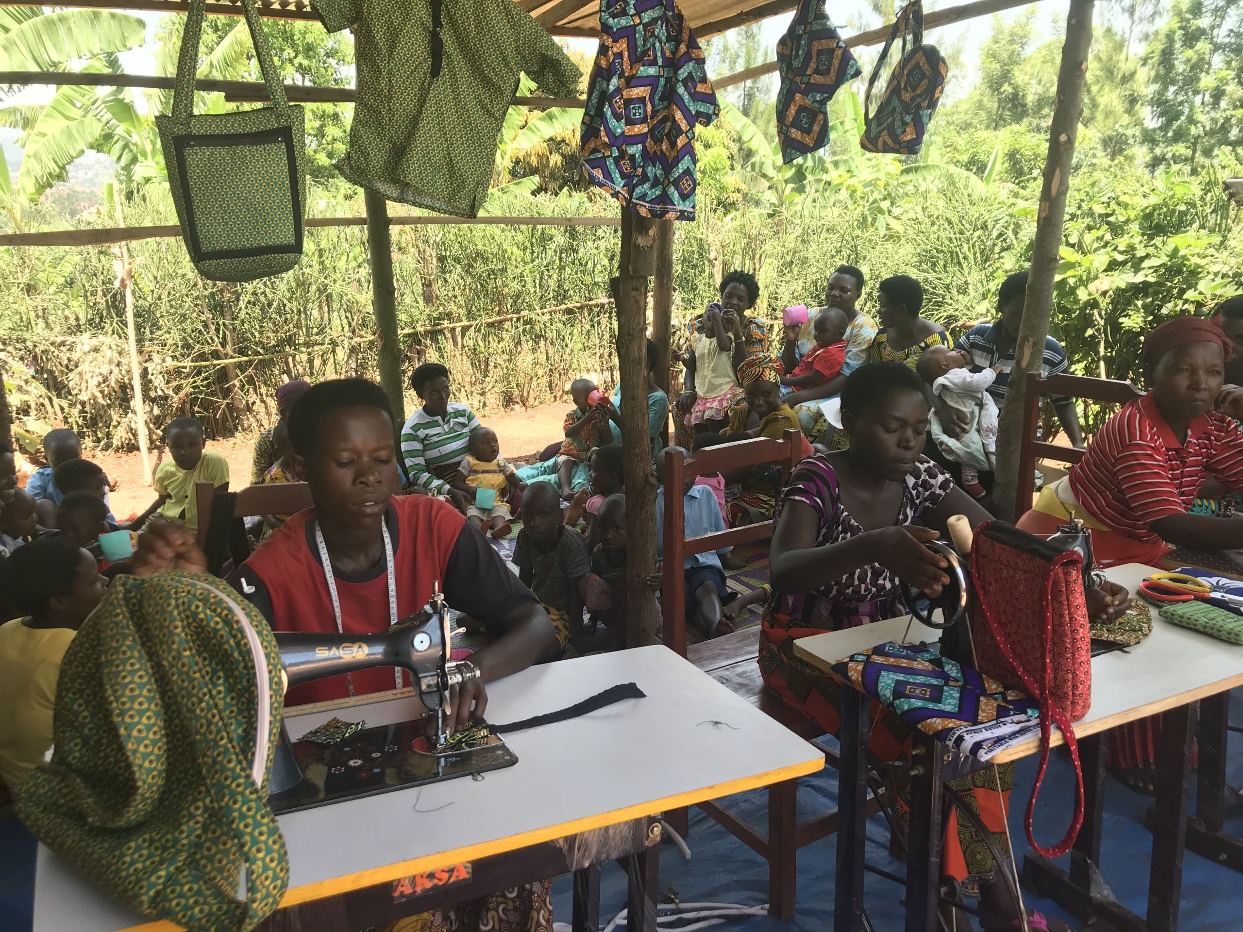 Many VNSs have evolved to incorporate other income-generating skills such as tailoring and craft making.