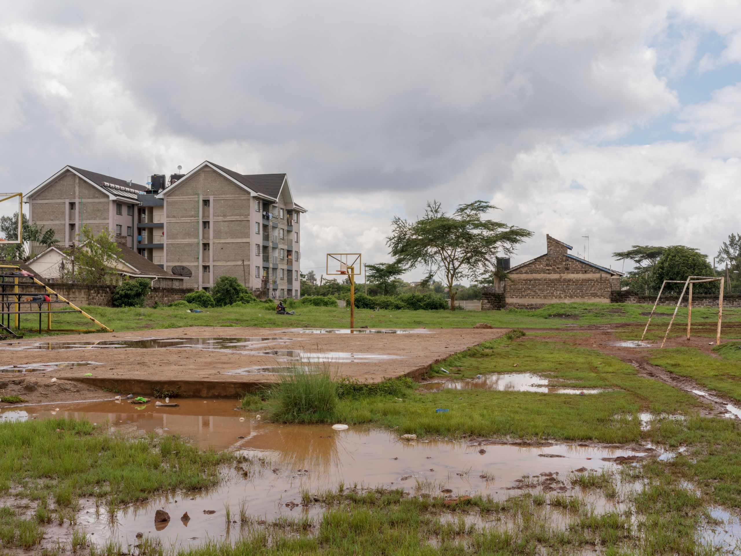 Abandoned-overun-puddles-Kenya-Kibera-playfields